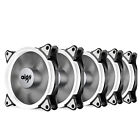 Cp-fan-ainwt-5pcs Aigo Pack Of Halo Ring Neon White Led 609015766835