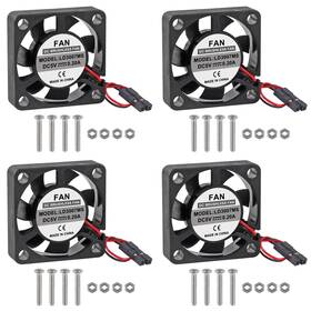 D-flife 687117756367 4pcs Fan For Raspberry Pi Cooling Brushless Cpu Cooler Radiat