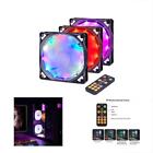 D081614n01new Computer Cpu Cooling Fans Case With Remote Control Rgb Pc