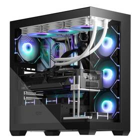 Darkflash 710343799108 Atx Mid-tower Pc Case Pre-install 4 Pwm Argb Fans Computer F