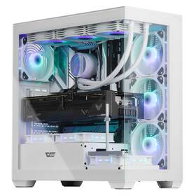Ds900 Darkflash 710343799115 Atx Mid-tower Pc Case Pre-install 4 Pwm Argb Fans Computer F