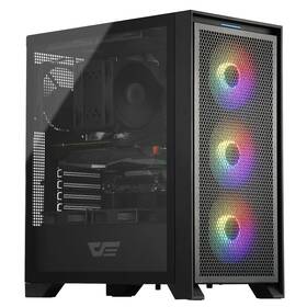 Darkflash Drx70m Atx Mid-tower Gaming Pc Case Pre-installed 3x120mm Fix Rgb Fans W