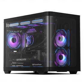 Dwp90m Darkflash Micro-atx Gaming Pc Case Matx With 3 X 120mm Argb Fans Pa