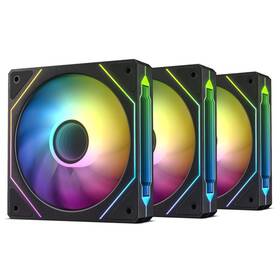F120-3 Darkrock 850059070246 In 1 120 Mm Infinite Mirror Design Case Fans With Pwm Control