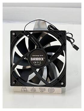 Cp-fan-120bk3 Darkrock 120mm Pc Case Cooling Fan 3-pack Black 3-pin