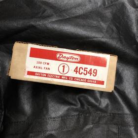 4c549 Dayton 693671302174 New Axial Fan Model 3000 Rpm .20 Amps 15watts 100 Cfm 4 11/16 Inch