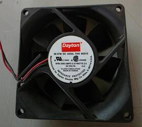 6kd72 Dayton 36 Cfm Dc Axial Fan 0.10 Amps 2.4 Watts 24 Volts