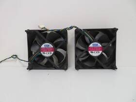 5f10u94116 Dc Brushless Lot Of 2 Desktop Cooler Fan For Lenovo 01ef083 12v 0.41a