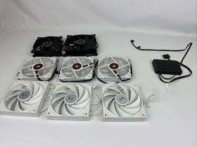 Cly101 Deepcool Lot Of 8 Pc Case Fan 7-120mm 1-140mm Nzxt Controller
