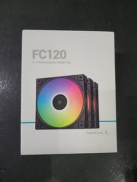 Fc120-3 Deepcool Fc120 3in1 Performance 120mm Argb Led Pwm Fan Daisy-chain Interconnect