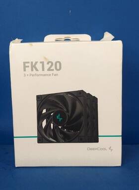 R-fk120-bknpf3-g-1 Deepcool Fk120 3 X Performance Fan Damaged Box 120mm Black New