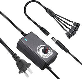 Delinx 445011718767 36w 12v Pc Fan Power Supply 4 Cooling Speed Controller 100-240vac To