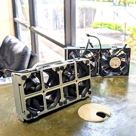 00d6jy Dell 0d6jy Genuine T7920 Workstation Dual Case Server Fan Dc 12v
