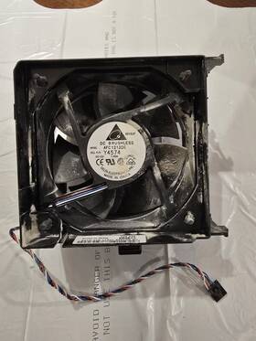 U6368-y4574 Dell Oem Cooling Fan And Mount U6368 Y4574-dell Dimension Series Pcs Works/tested