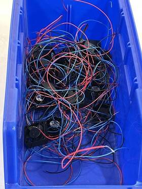 Asb02512vha-a76n Delta Electronics Lot Of 22 12vdc 25mm Dc Brushless Fans Model