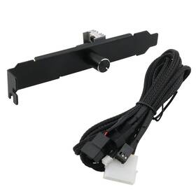 Dghaop Pccfgtc-1 Pc Case Fan Governor Pwm Temperature Control 3pin/4pin Pci Cooling