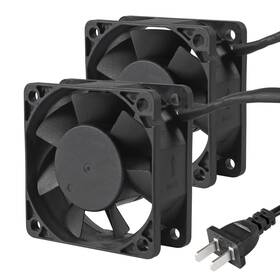 Diitao 687117704429 2pcs Ec 20v-230v 60mm X 25mm Cooling Fan Dual Ball Bearings High Speed