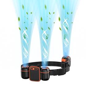 223b Dogean 2025 New Portable Waist Fan 3 Design 10000mah Rechargeable Belt Larg