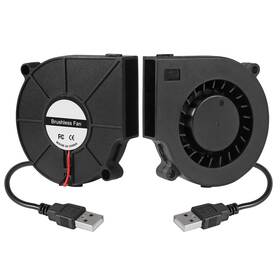 7530 Dorhea 313022269264 2pcs Brushless Cooling Fan 75mm X 30mm Dc 5v Usb Replacement Blower For Di