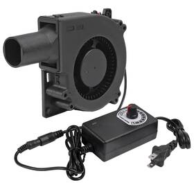 Dorhea 687117724939 97mm X 33mm Bbq Fan 12v Blower With 110v/120v Variable Speed Controller Centr