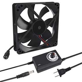 Dorhea 701715433953 120mm X 25mm 110v 220v Ac Powered Cooling Fan With Speed Controller 3v To 12v