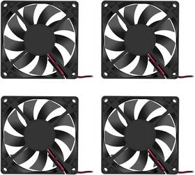 8015 Dorhea 711181382181 4pcs 80x80x15mm Fan 12v 2pin Dc Brushless Cooling Case 80mm 15mm For Co
