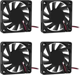 D15775-1 Dorhea Fan 60x60x10 Mm Dc 12v 6010 Brushless Cooling Replacement Ball Bearing