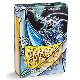 Supdsmtmcl1 Dragon Shield Matte Mini Japanese Clear 60 Ct Card Sleeves Individual Pack ̷