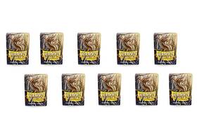 Supdsmtmco10 Dragon Shield 10 Packs Matte Mini Japanese Copper 60 Ct Card Sleeves Display