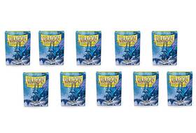 Supdsmtpt10 Dragon Shield 10 Packs Matte Petrol Standard Size 100 Ct Card Sleeves Display