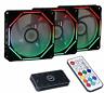 Ds-d03 Leddess Rainbow Wire Rgb Led Computer Case Fan 723990147974