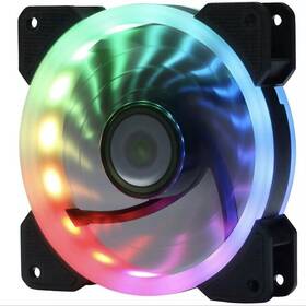 Ds Leddess 608754737298 Rainbow Rgb Led 120mm Case Fan For Pc Cases Cpu Air Cooling Single Rainb