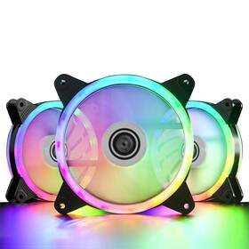 Ds-b03 Ds Leddess 120 Mm Pwm Rgb Fans 3pack For Pc Cases Compatible With Asus Msi Heavy