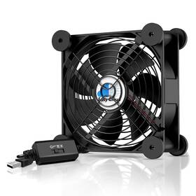 Usb120251p Easy Cloud 120mm Usb Fan Computer With 3 Speed Switch 5v Powered 2000 Rpm 1