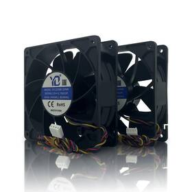 Yd12038 Easy Cloud Mining Fan For S19/s17 /t17/s9/s19j 6000rpm120x38mm 4pin Dc12v 2.7a - 2 Pack
