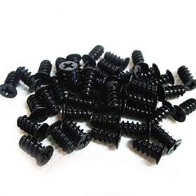 Easycargo 091022467647 Computer Case Fan Screws Black Pc For 70mm 80mm 90mm 92