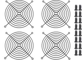 Easycargo 705353637667 140mm Fan Grill Guard Black With Screws