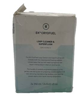 2029 Ek Cryofuel 831109897720 Ek-cryofuel Loop Cleaner Superflush Concentrate 250ml Bottles Sealed Exp