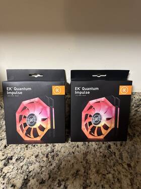 Ek-qtm-imp-120-drgb-bk Ekwb Ek-quantum Impulse 120 D-rgb Case Fans 2 Pack New In Box 3831109854198