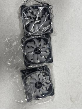 Sqargb12p-wx6 Enermax Squa Argb Pwm 120mm Case Fan - 3 Pack Black Oem
