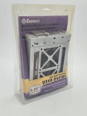 Uc-a07fatr2 Enermax Uca07fatr2 Aluminum Multi-i/o Panel Two Fan Adjustable Knobs Drive Bay