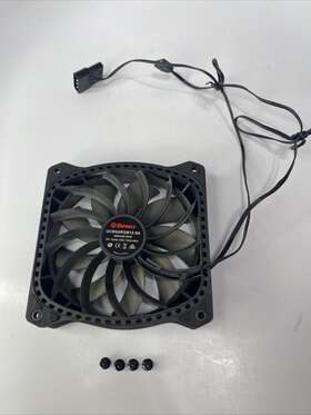 Ucsqargb12-sa Enermax 120mm Cooling Case Fan With 4 Screws Works Great Used