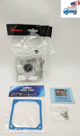 Xucev8n Enermax New Twister 80mm Blue Led 3pin 12v On/off Switch Case Cooling Fan Pad