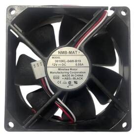 3610kl-04w-b19 Evercool 3610kl04wb19 Nmb-mat 12v 0.08a 92mm X 25mm Double Ball Fan 3pin