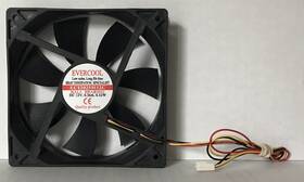 Ec12025m12c Evercool Ball Bearing 3 Wires Cooling Fan