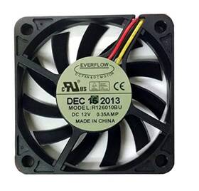 Everflow 840556104674 12v Dc 3 Pin Fans 60x10mm Ultra High Speed