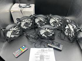 Ezdiy-fab 313110476468 Moonlight 120mm Rgb Case Fan With Hub X And Remote Motherboard Aur