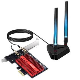 Axe5400 F Fenvi Ax5400 Wifi 6e Ax210 Pcie Card For Gaming Pc Tri-band Wireless A