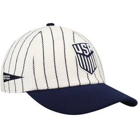 205409525 Fan Ink Unisex White/navy Usmnt Yankee Adjustable Hat