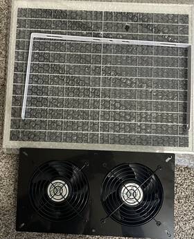 Af1212038she Fanspex Dual Brushless Fans 12v Free Shipping